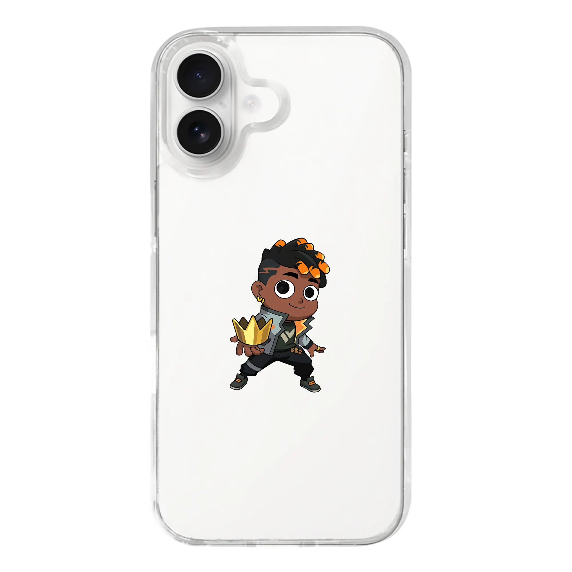 VALORANT グッズ,フェニックス - iPhone 17シリーズ 透明スマホケース – 薄型・耐衝撃・精密フィット保護カバー